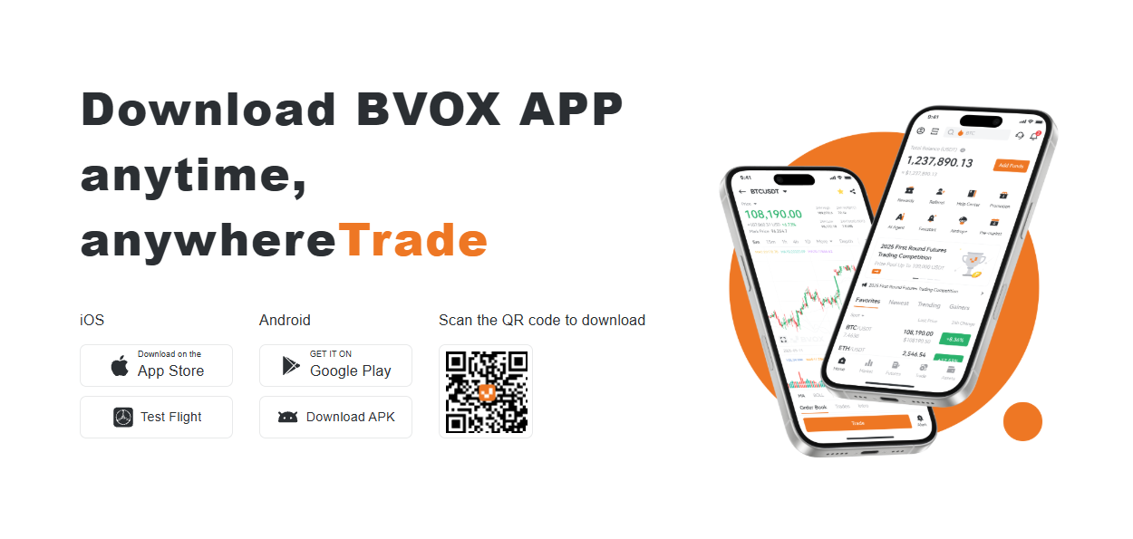Official BVOX App Download Interface for Mobile Trading